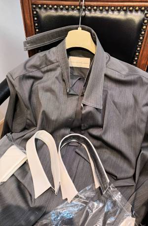 Shirt with Detachable Collar/s